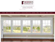 Tablet Screenshot of modernremodelinginc.com